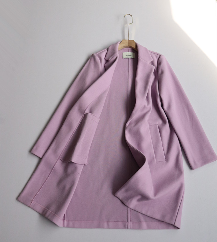 เสื้อโค้ท เสื้อโค้ทกันหนาว โค้ทวูล tailored knot coat สีเบจ แบรนด์ STRADIVARIUS สำเนา