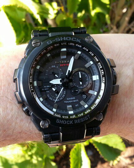 CASIO G-SHOCK นาฬิกาข้อมือ นาฬิกากันน้ำ นาฬิกาของแท้ ประกันศูนย์ CMG 1 ปี รุ่น MTG-S1000BD-1A นาฬิกาสีดำ