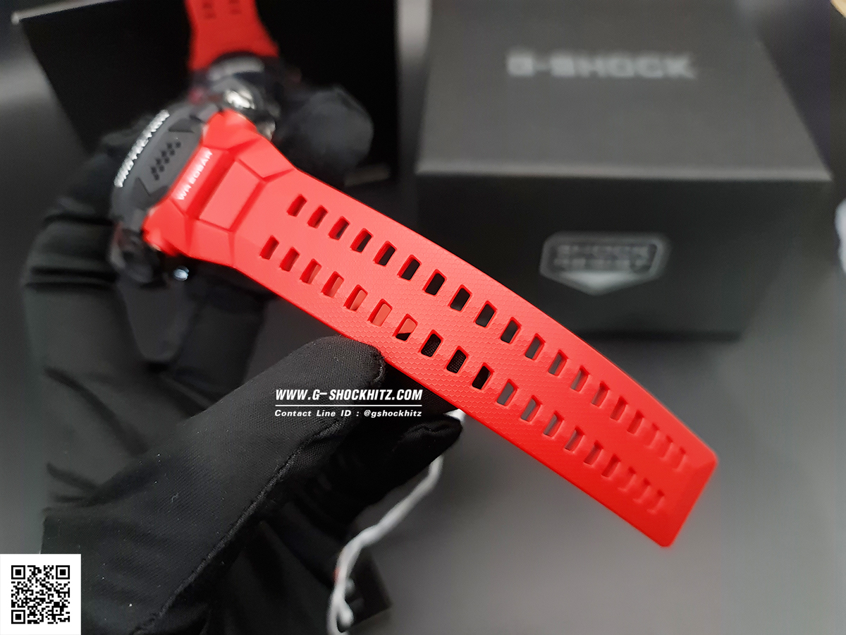 CASIO G-SHOCK นาฬิกาข้อมือ นาฬิกากันน้ำ นาฬิกาของแท้ ประกันศูนย์ CMG 1 ปี รุ่น GSW-H1000-1A4 นาฬิกาสีแดง