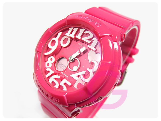 CASIO BABY-G นาฬิกาข้อมือ นาฬิกากันน้ำ นาฬิกาของแท้ ประกันศูนย์ CMG 1 ปี รุ่น BGA-130-4B นาฬิกาสีชมพู