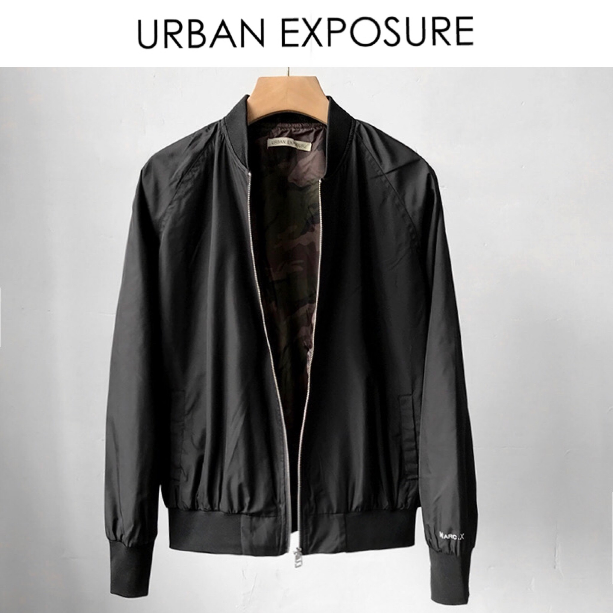 URBAN EXPOSURE เสื้อทหาร เสื้อนอกเขียวทหาร เสื้อนอกแนวทหาร แพทเทินสวย เท่ห์มาก คะ แบรนด์URBAN EXPOSURE เขียว