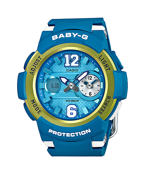 CASIO BABY-G นาฬิกาข้อมือ นาฬิกากันน้ำ นาฬิกาของแท้ ประกันศูนย์ CMG 1 ปี รุ่น BGA-210-2B นาฬิกาสีฟ้า