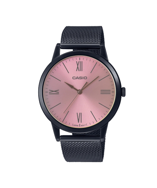 CASIO นาฬิกาคาสิโอ นาฬิกาข้อมือ นาฬิกากันน้ำ นาฬิกาของแท้ ประกันศูนย์ CMG 1 ปี รุ่น MTP-E600MB-4B นาฬิกาสีดำ