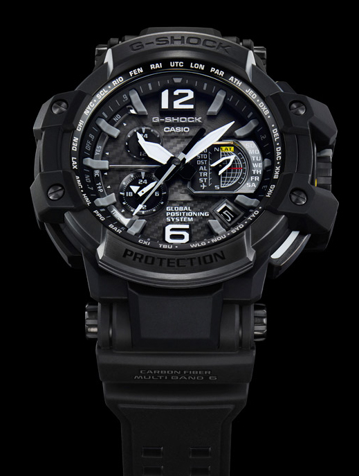 CASIO G-SHOCK นาฬิกาข้อมือ นาฬิกากันน้ำ นาฬิกาของแท้ ประกันศูนย์ CMG 1 ปี รุ่น GPW-1000-1B นาฬิกาสีดำ