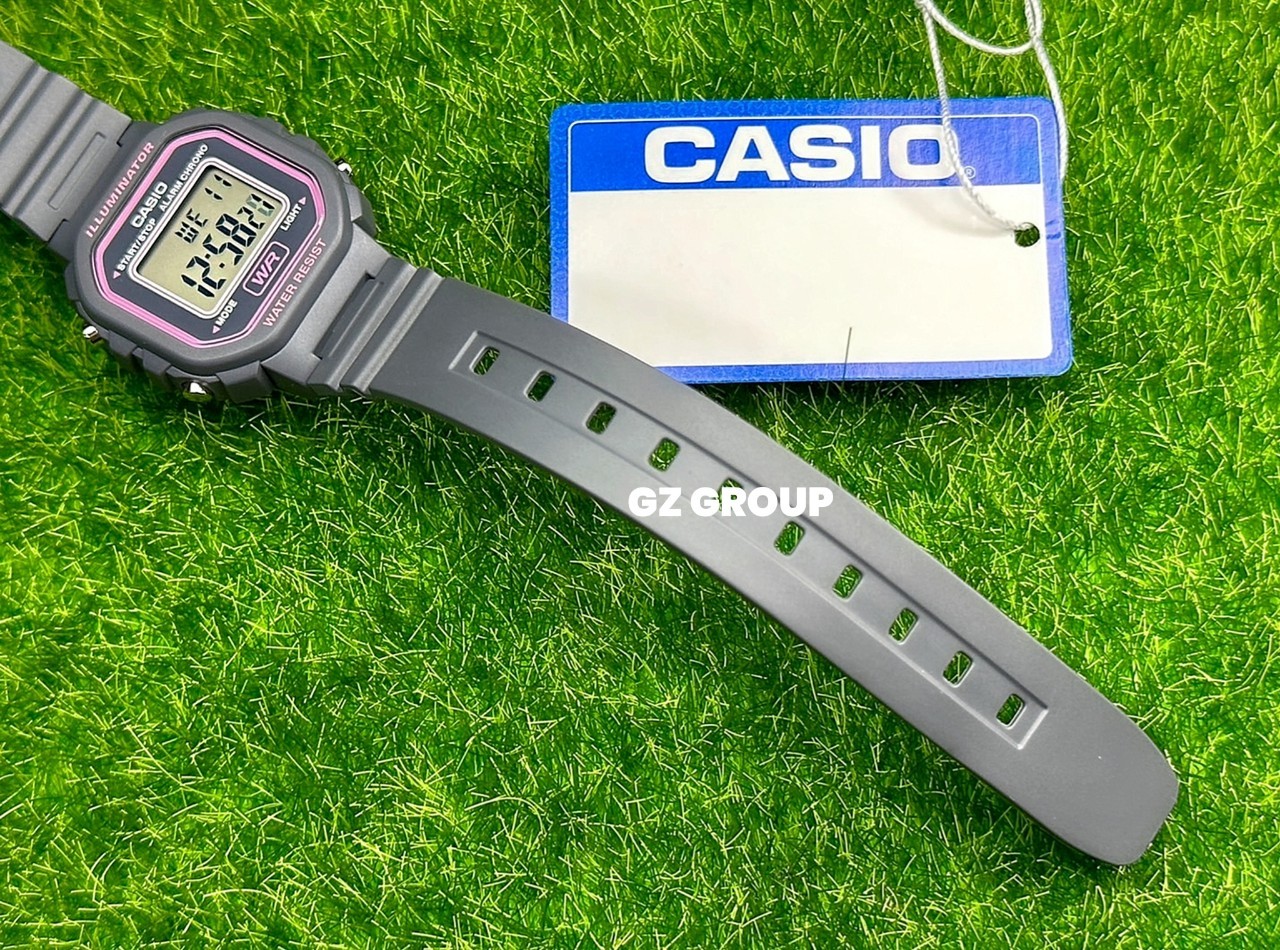 CASIO MID YEAR SALE นาฬิกาคาสิโอ พร้อมส่ง นาฬิกาข้อมือ นาฬิกากันน้ำ นาฬิกาของแท้ BTS ประกันศูนย์ CMG 1 ปี รุ่น LA-20WH-8A นาฬิกาสีเทา
