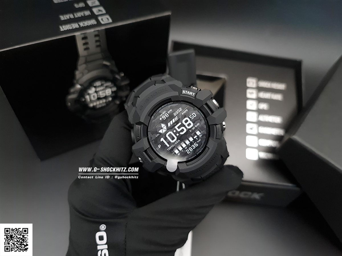 CASIO G-SHOCK PRO นาฬิกาข้อมือ นาฬิกากันน้ำ นาฬิกาของแท้ ประกันศูนย์ CMG 1 ปี รุ่น GSW-H1000-1A นาฬิกาสีดำ