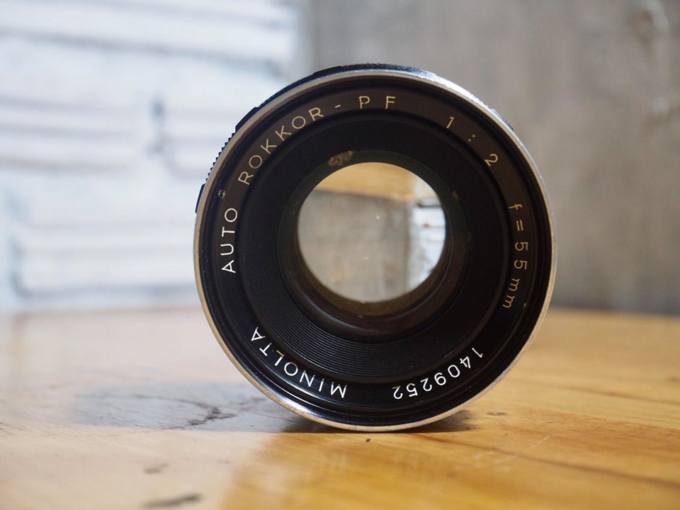 MINOLTA AUTO ROKKOR PF 55MM. F2 MD MOUNT