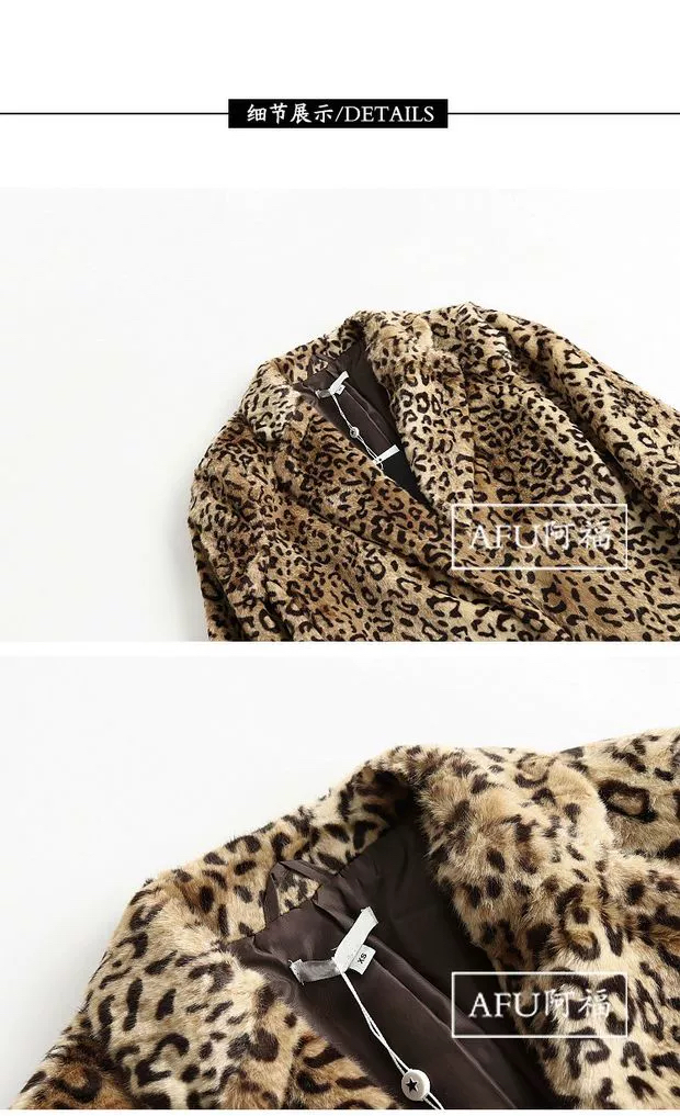 Ready to wear โค้ทลายเสือ โค้ทเฟอร์ ลายเสือดาว ขนเฟอร์ ลายเสือ