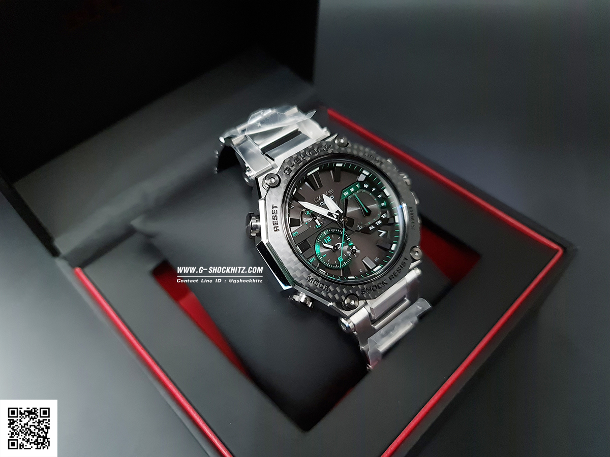 CASIO MID YEAR SALE G-SHOCK นาฬิกาข้อมือ นาฬิกากันน้ำ นาฬิกาของแท้ ประกันศูนย์ CMG 1 ปี รุ่น MTG-B2000XD-1A นาฬิกาสีเงิน
