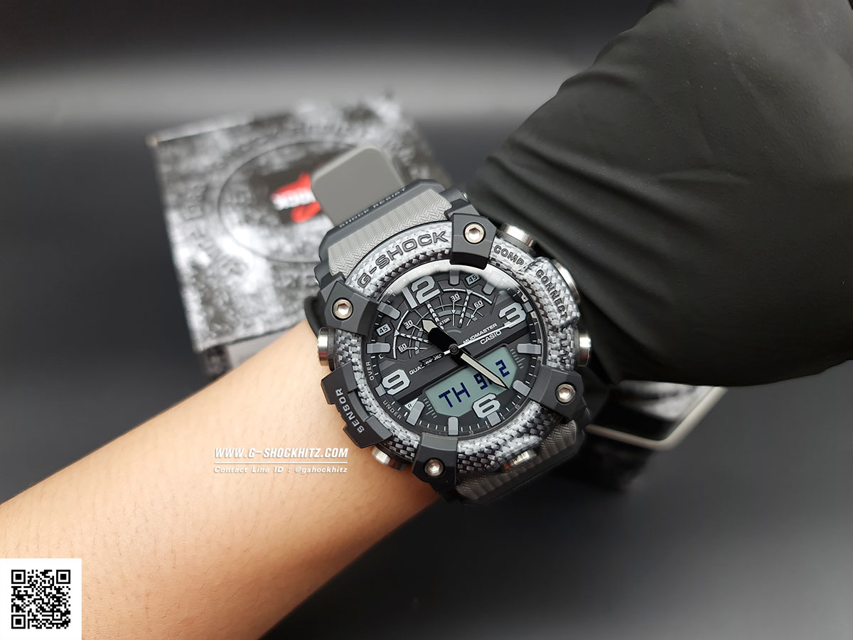 CASIO G-SHOCK นาฬิกาข้อมือ นาฬิกากันน้ำ นาฬิกาของแท้ ประกันศูนย์ CMG 1 ปี รุ่น GG-B100-8A นาฬิกาสีดำ