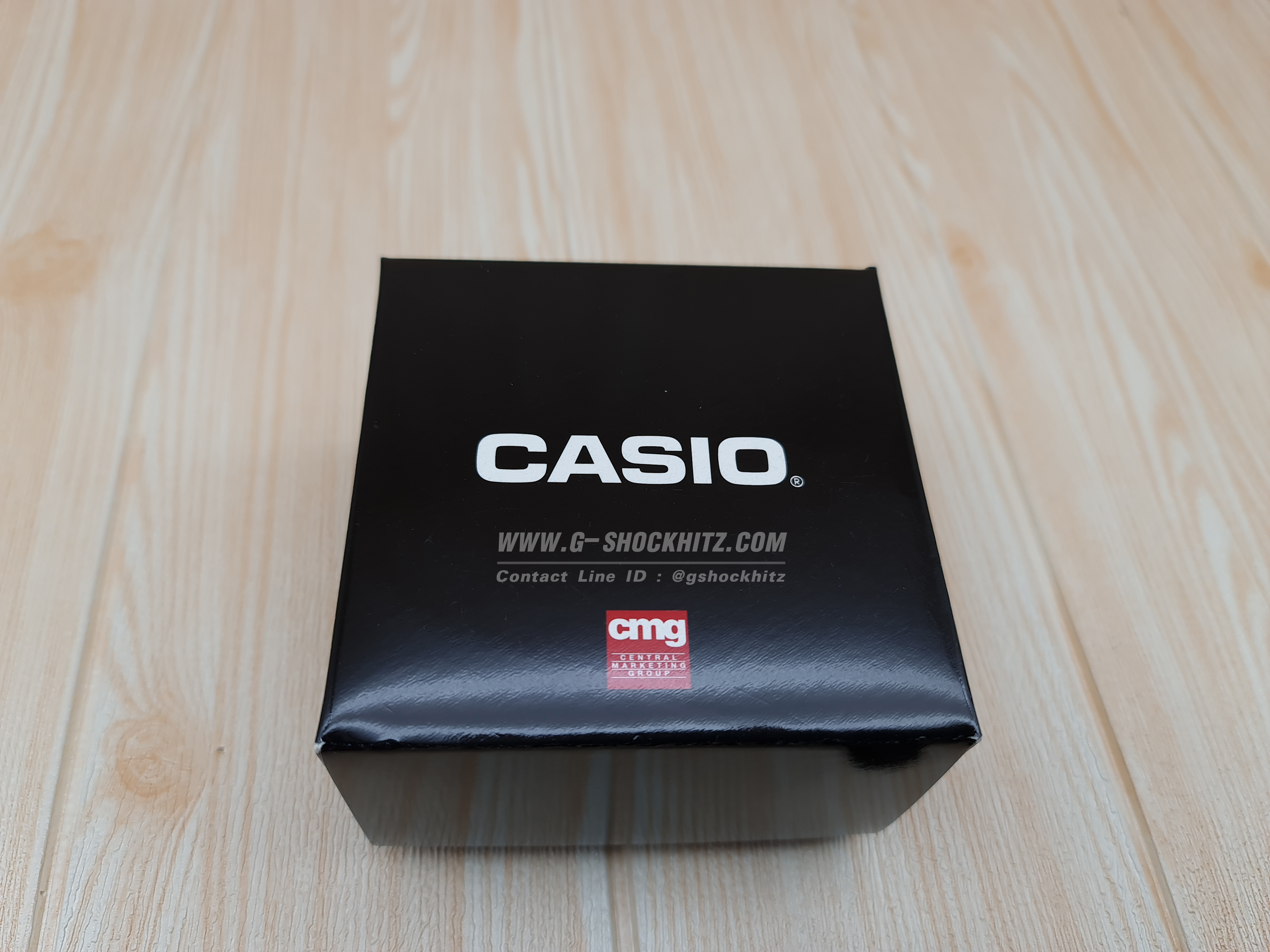 CASIO กล่องกระดาษใส่นาฬิกาCASIOฝาบนมีหมอน คาสิโอ กล่องนาฬิกาข้อมือ กล่องนาฬิกาของแท้ กล่องนาฬิกาสีดำ