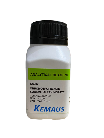 Chromotropic Acid Disodium Salt 2-hydrate (Chromotropic Acid Sodium Salt), AR 25 g. "KemAus"