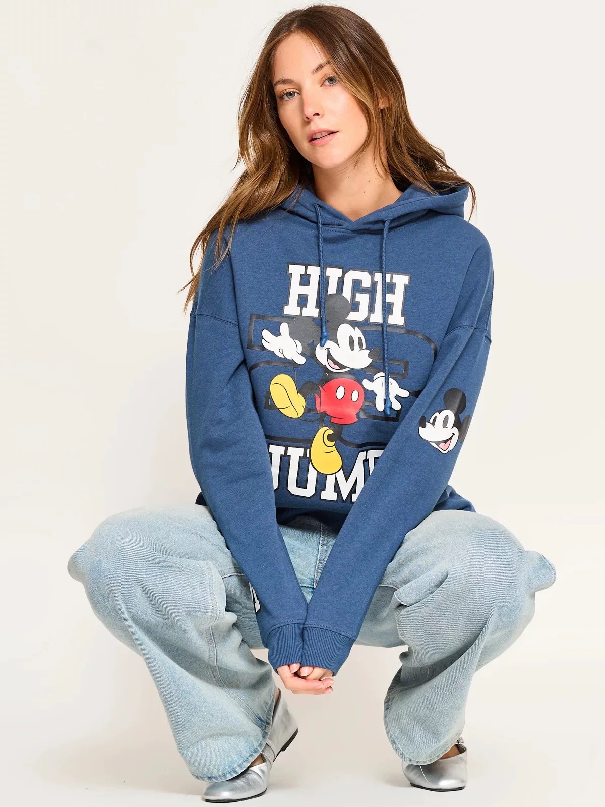 เสื้อฮู้ด สเวตเตอร์ กันหนาว Mickey HIGH JUMP DISNEYLAND PARIS mickey candy เสื้อมิคกี้ เม้าส์ Mickey mouse mickey mouse งาน DISNEYแท้ ชมพูพีช สำเนา สำเนา สำเนา สำเนา ชมพู