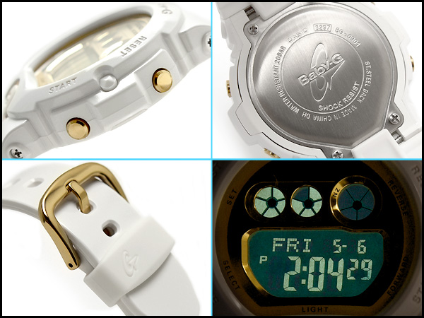 CASIO BABY-G นาฬิกาข้อมือ นาฬิกากันน้ำ นาฬิกาของแท้ ประกันศูนย์ CMG 1 ปี รุ่น BG-6901-7D นาฬิกาสีขาว