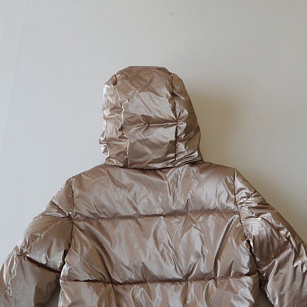 Oodji เสื้อกันหนาว เสื้อฮู้ด บุนวมอุ่น สีแชมเปญ แบรนด์ Oodji Ultra (padded puffer coAt