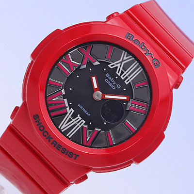 CASIO BABY-G นาฬิกาข้อมือ นาฬิกากันน้ำ นาฬิกาของแท้ ประกันศูนย์ CMG 1 ปี รุ่น BGA-160-4B นาฬิกาสีแดง