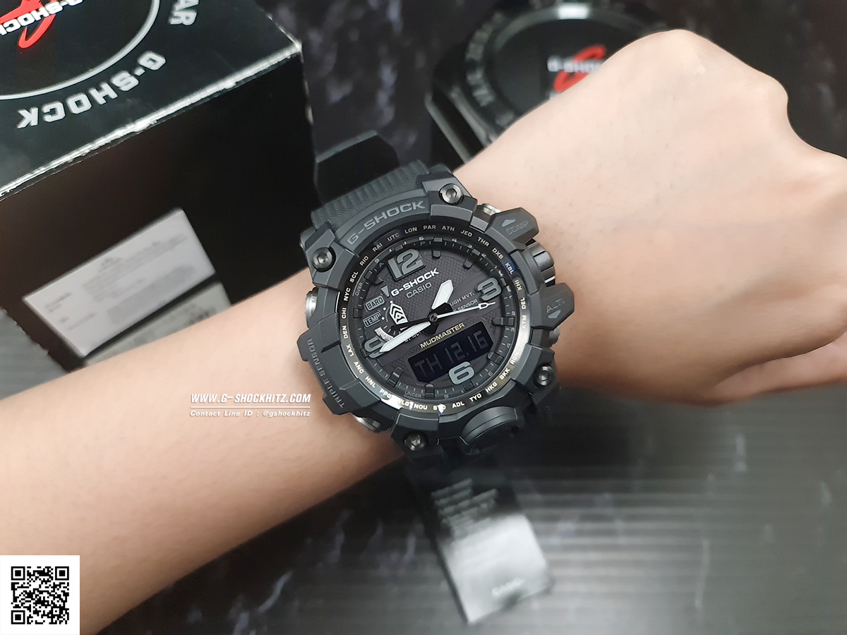 CASIO MID YEAR SALE G-SHOCK นาฬิกาข้อมือ นาฬิกากันน้ำ นาฬิกาของแท้ ประกันศูนย์ CMG 1 ปี รุ่น GWG-1000-1A1 นาฬิกาสีดำ