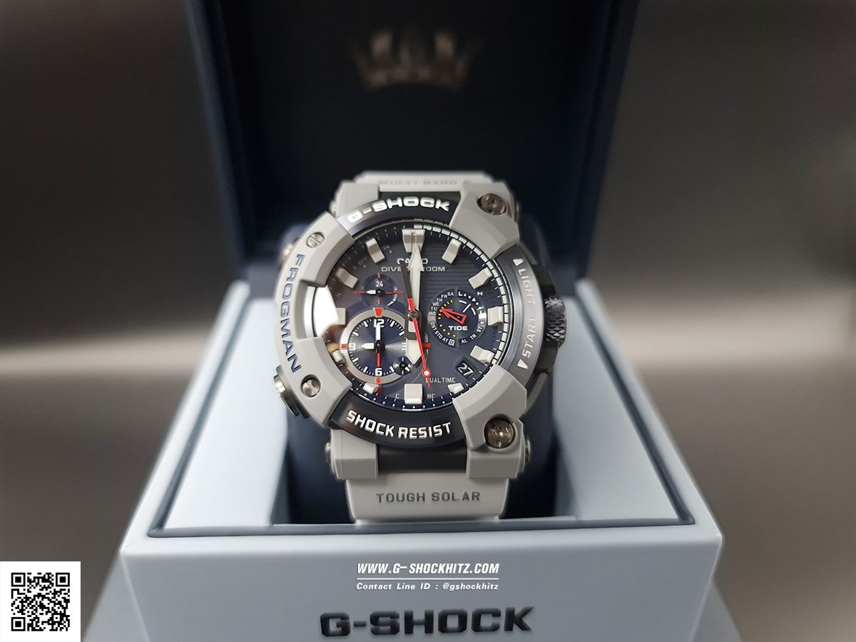 CASIO G-SHOCK นาฬิกาข้อมือ นาฬิกากันน้ำ นาฬิกาของแท้ ประกันศูนย์ CMG 1 ปี รุ่น GWF-A1000RN-8A นาฬิกาสีเทา