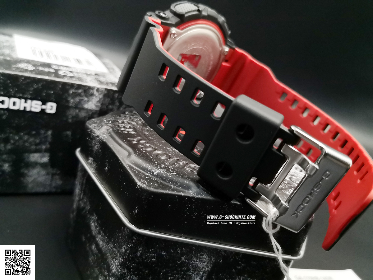 CASIO MID YEAR SALE G-SHOCK นาฬิกาข้อมือ นาฬิกากันน้ำ นาฬิกาของแท้ ประกันศูนย์ CMG 1 ปี รุ่น GA-110HR-1A นาฬิกาสีดำ