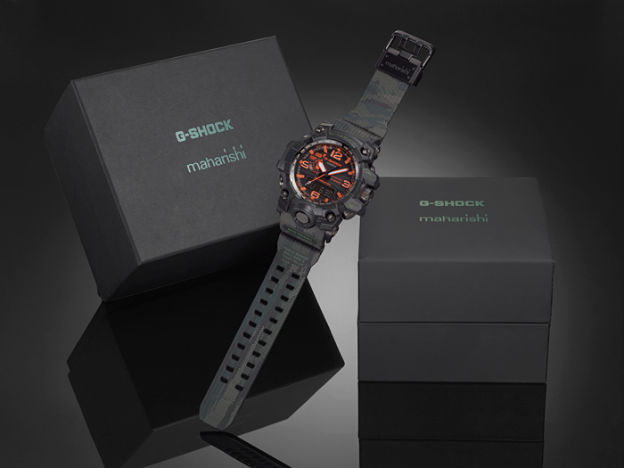 CASIO G-SHOCK นาฬิกาข้อมือ นาฬิกากันน้ำ นาฬิกาของแท้ ประกันศูนย์ CMG 1 ปี รุ่น GWG-1000MH-1A นาฬิกาสีดำ