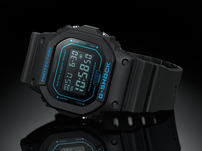 CASIO G-SHOCK นาฬิกาข้อมือ นาฬิกากันน้ำ นาฬิกาของแท้ ประกันศูนย์ CMG 1 ปี รุ่น DW-5600BBM-1D นาฬิกาสีดำ
