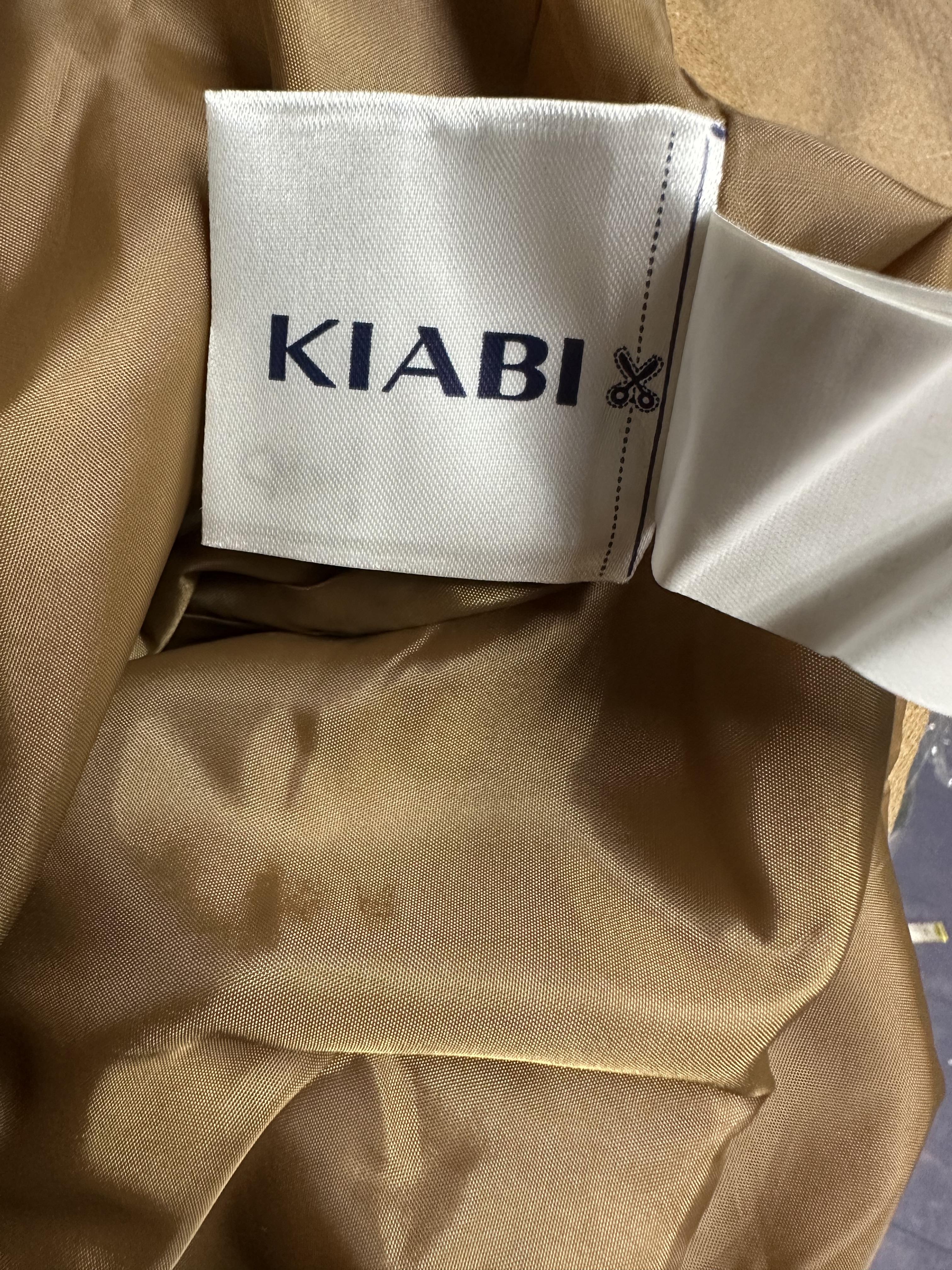 U.Nandu เสื้อโค้ท เสื้อกันหนาว เนื้อผ้าสักหลาดวูล สีน่ำตาลกากี แบรนด์ KIABI