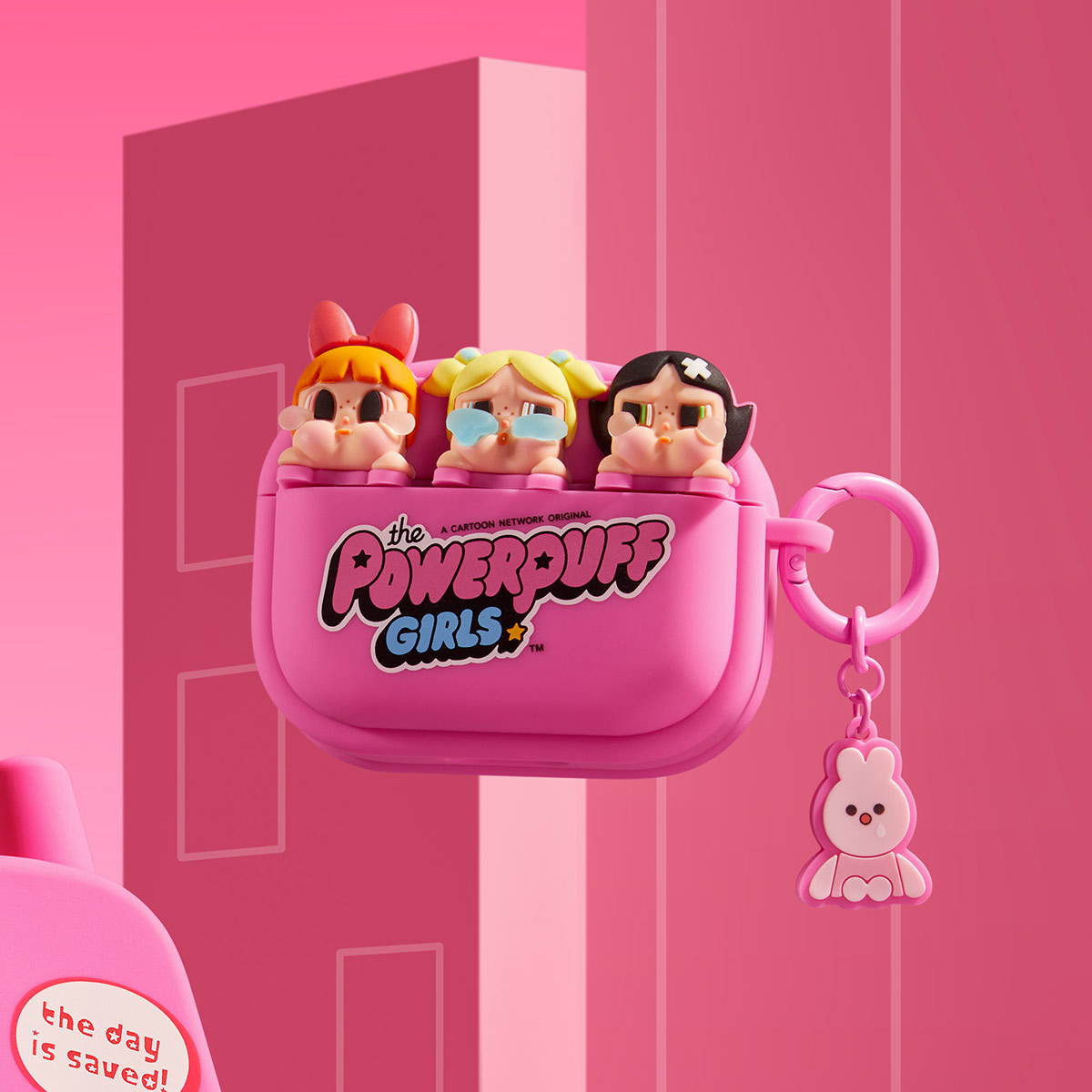 POPMART crybaby airpods proケース powerpuff CRYBABY x Powerpuff Girls Series-Earphone Case for Airpods