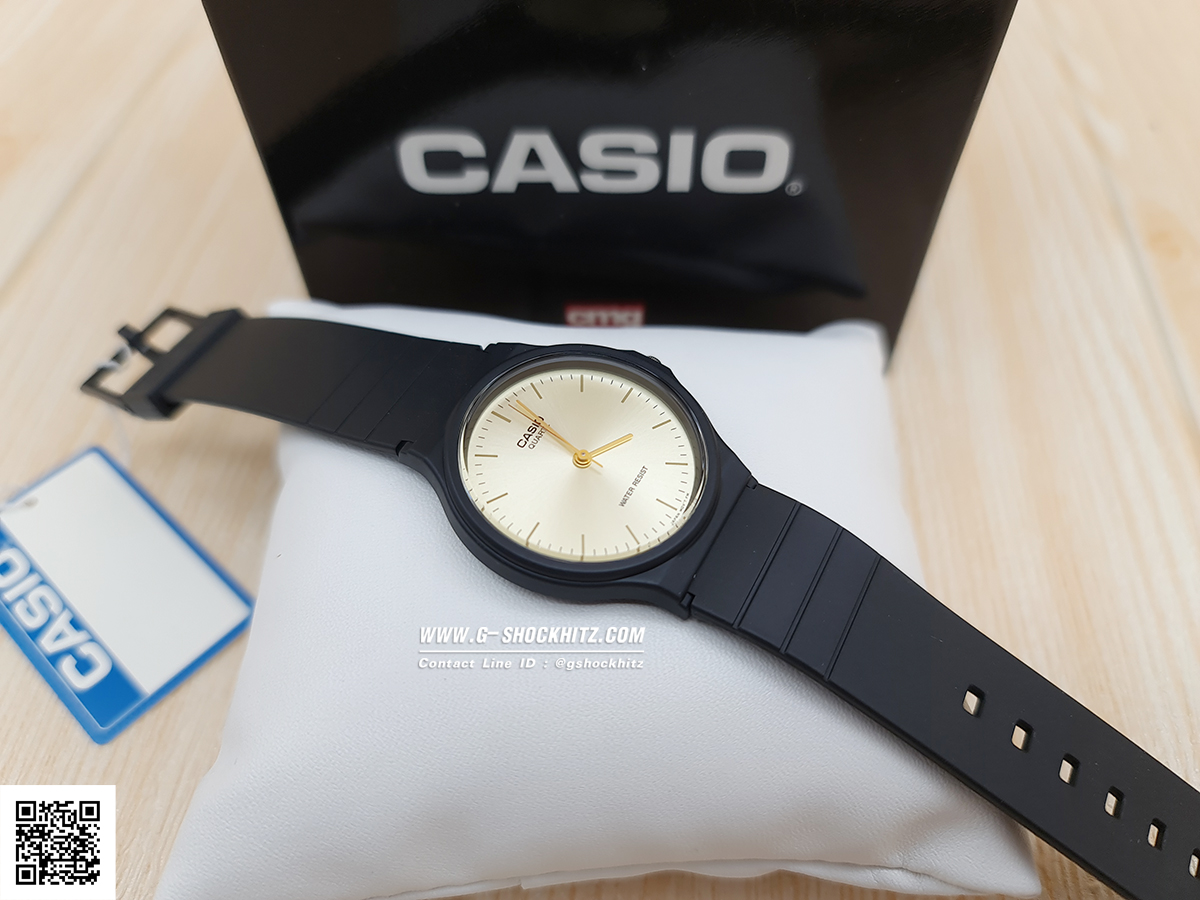 CASIO MID YEAR SALE นาฬิกาคาสิโอ พร้อมส่ง นาฬิกาข้อมือ นาฬิกากันน้ำ นาฬิกาของแท้ BTS ประกันศูนย์ CMG 1 ปี รุ่น MQ-24-9E นาฬิกาสีดำ