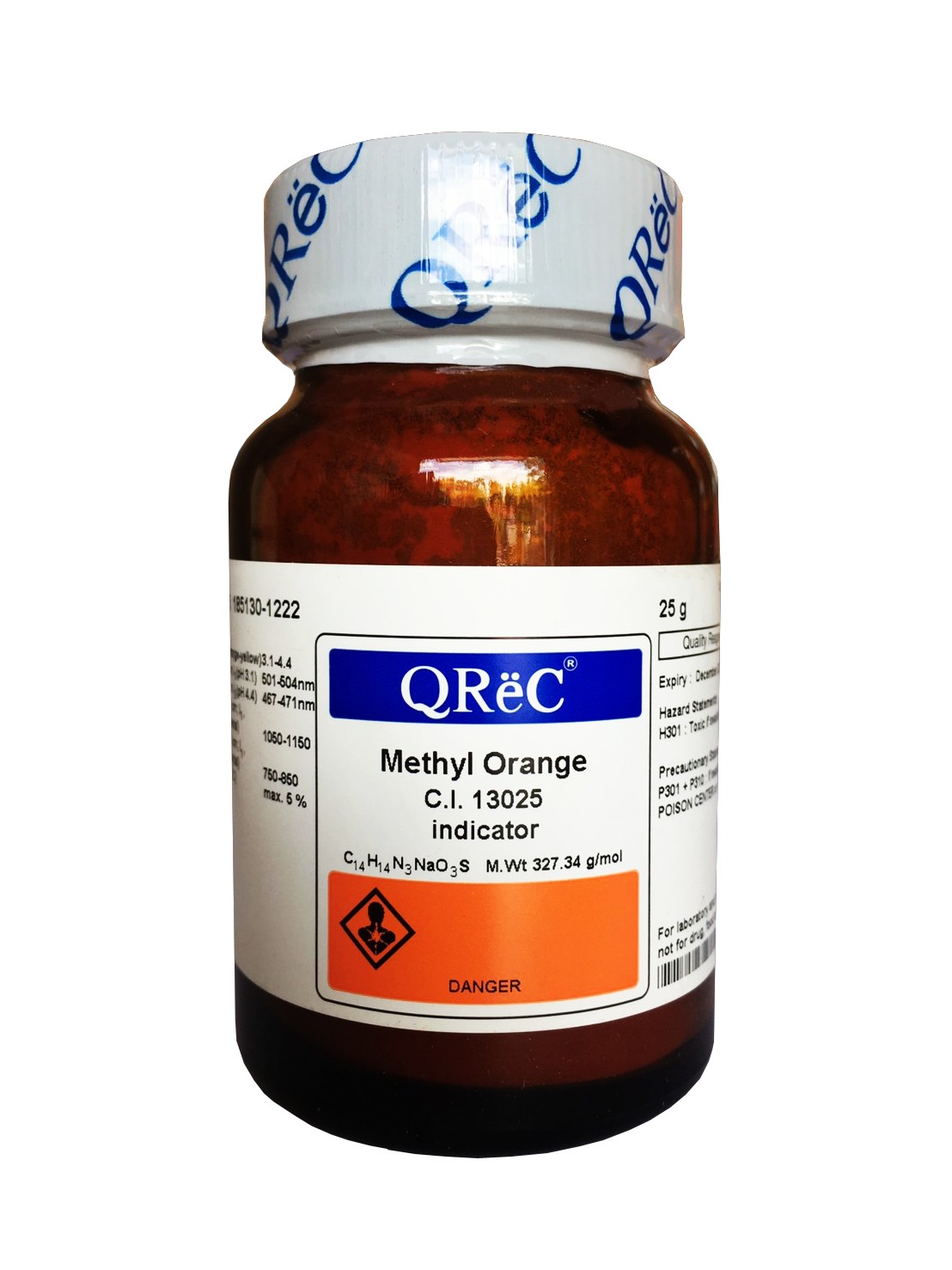 Methyl Orange C.I. 13025, Indicator 25 g. QReC™