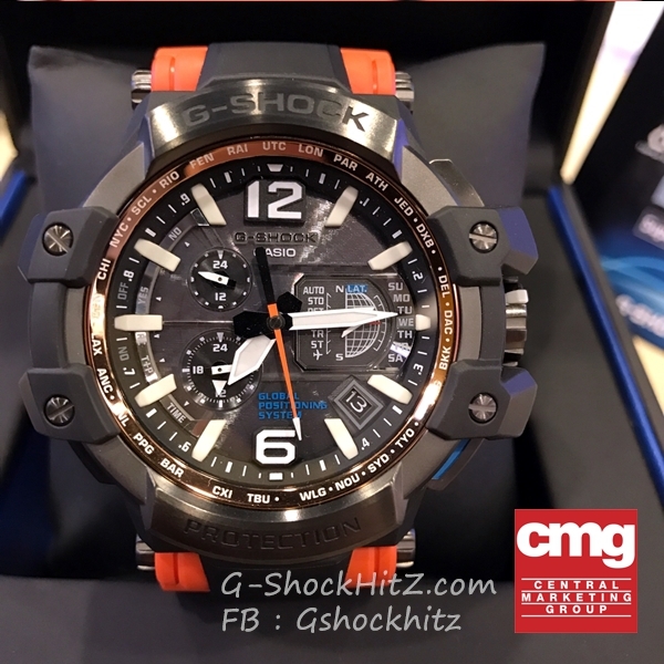 CASIO G-SHOCK นาฬิกาข้อมือ นาฬิกากันน้ำ นาฬิกาของแท้ ประกันศูนย์ CMG 1 ปี รุ่น GPW-1000-4A นาฬิกาสีดำ