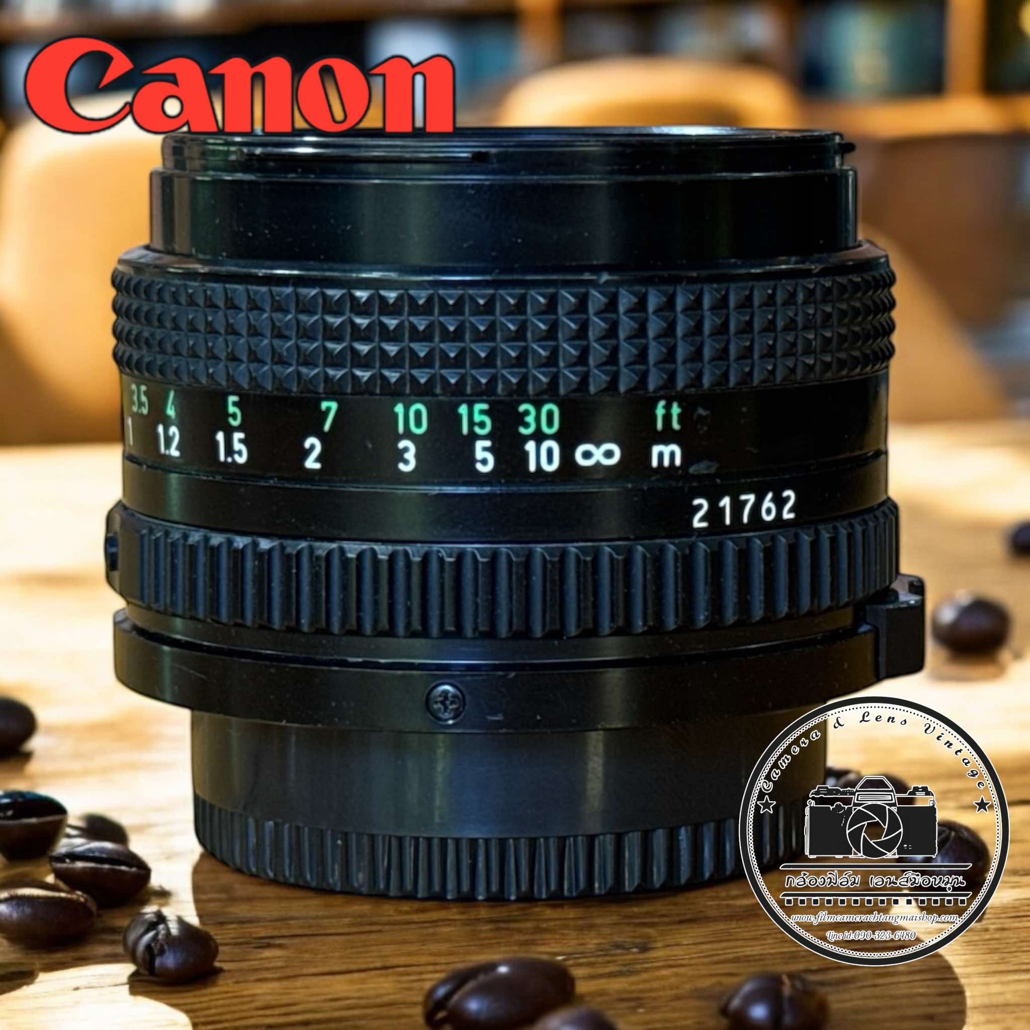 CANON LENS FD 50MM.F2 FD MOUNT