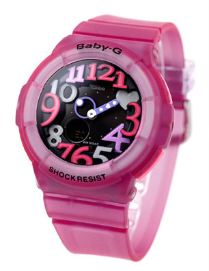 CASIO BABY-G นาฬิกาข้อมือ นาฬิกากันน้ำ นาฬิกาของแท้ ประกันศูนย์ CMG 1 ปี รุ่น BGA-131-4B4 นาฬิกาสีชมพู