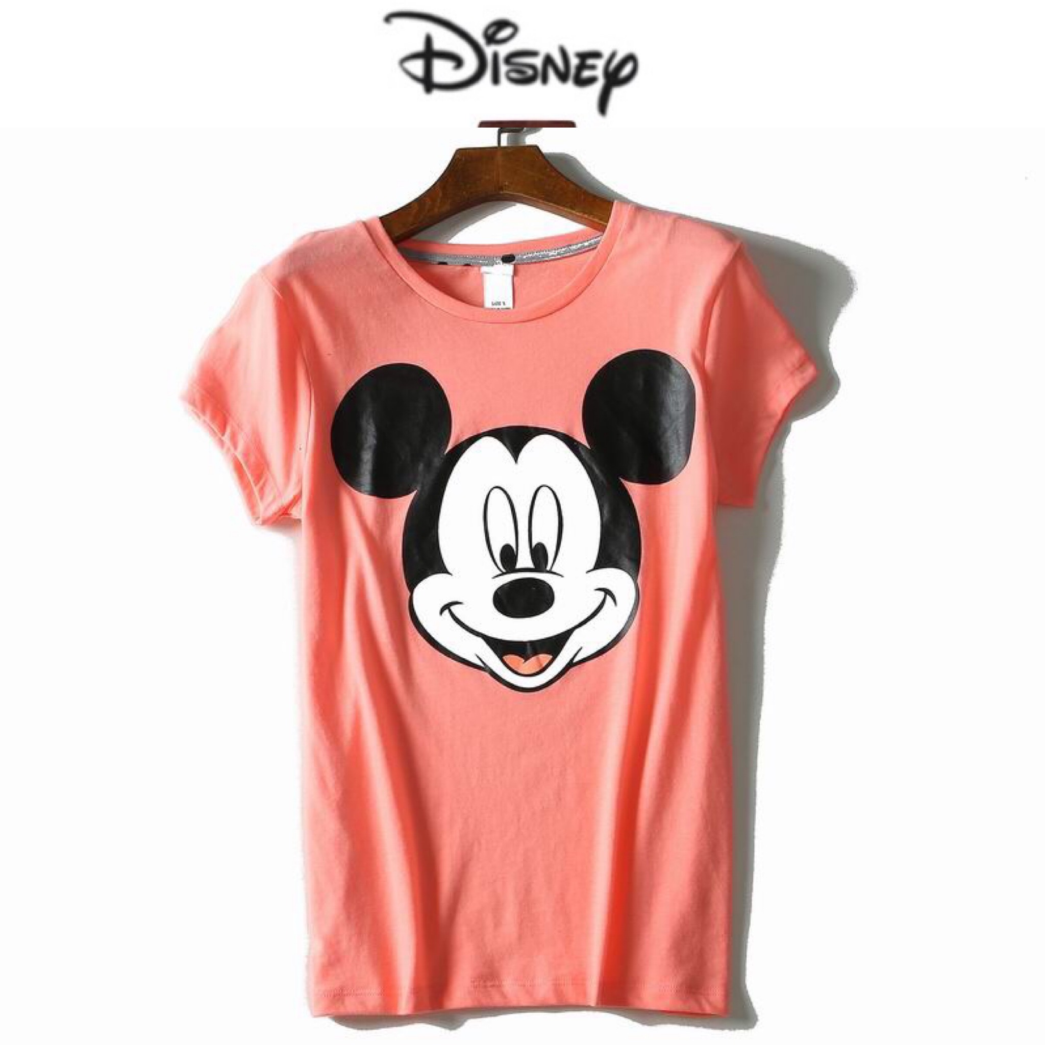 Disney เสื้อยืดคอกลม สีส้มชมพู ลายMickey mouse งานDISNEY แท้ สวยมากคะ สำเนา สำเนา สำเนา สำเนา สำเนา สำเนา สำเนา สำเนา ส้มอ่อนอมชมพู