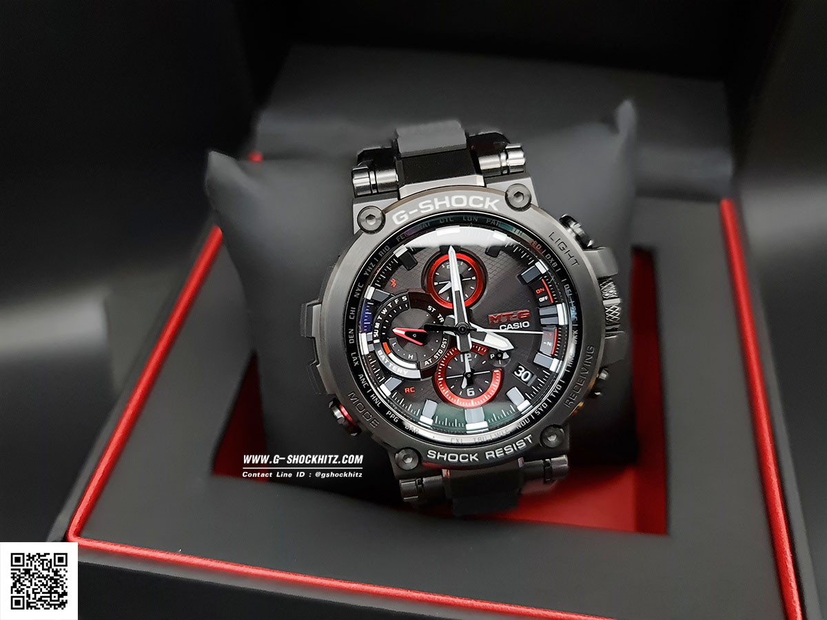 CASIO G-SHOCK นาฬิกาข้อมือ นาฬิกากันน้ำ นาฬิกาของแท้ ประกันศูนย์ CMG 1 ปี รุ่น MTG-B1000B-1A นาฬิกาสีดำ