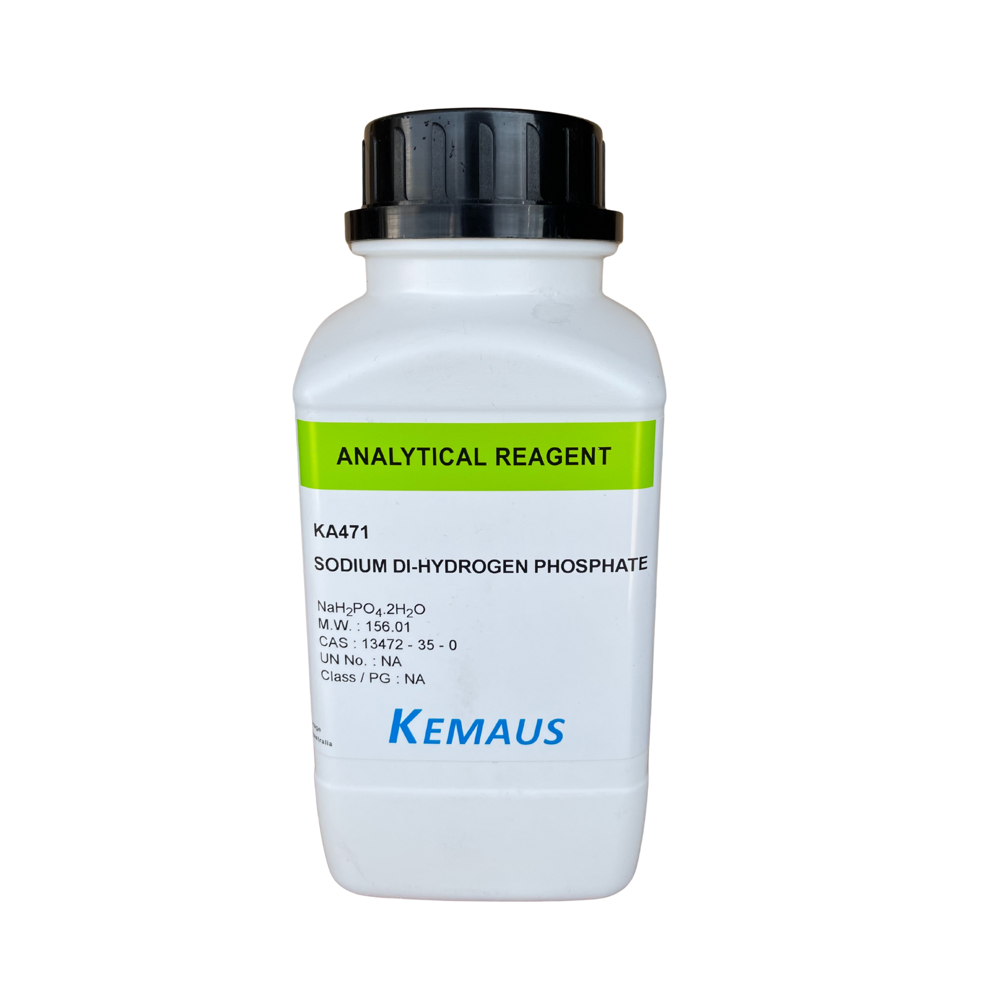 Sodium Dihydrogen Orthophophate Dihydrate, AR 500 g. KemAus™