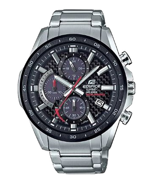 CASIO EDIFICE นาฬิกาข้อมือ นาฬิกากันน้ำ นาฬิกาของแท้ ประกันศูนย์ CMG 1 ปี รุ่น EQS-900DB-1A นาฬิกาสีเงิน