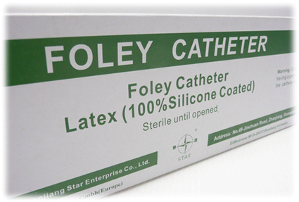 สายสวนปัสสาวะ foley catheter 2way /3way ยี่ห้อ Star กล่องละ 10 เส้น