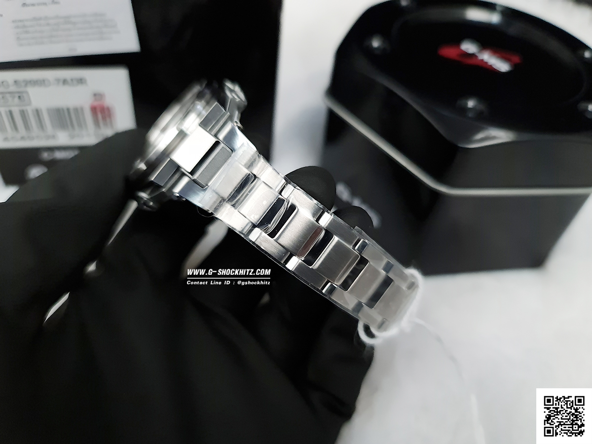 CASIO G-MS นาฬิกาข้อมือ นาฬิกากันน้ำ นาฬิกาของแท้ ประกันศูนย์ CMG 1 ปี รุ่น MSG-S200D-7A นาฬิกาสีเงิน