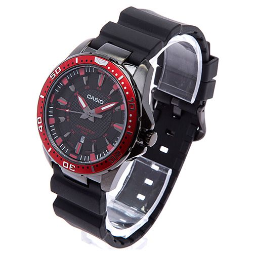 CASIO นาฬิกาคาสิโอ นาฬิกาข้อมือ นาฬิกากันน้ำ นาฬิกาของแท้ ประกันศูนย์ CMG 1 ปี รุ่น MTD-1072-4A นาฬิกาสีดำ