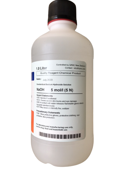 Sodium Hydroxide, Solution 5 Mol/L (5N) 1 L. QReC™