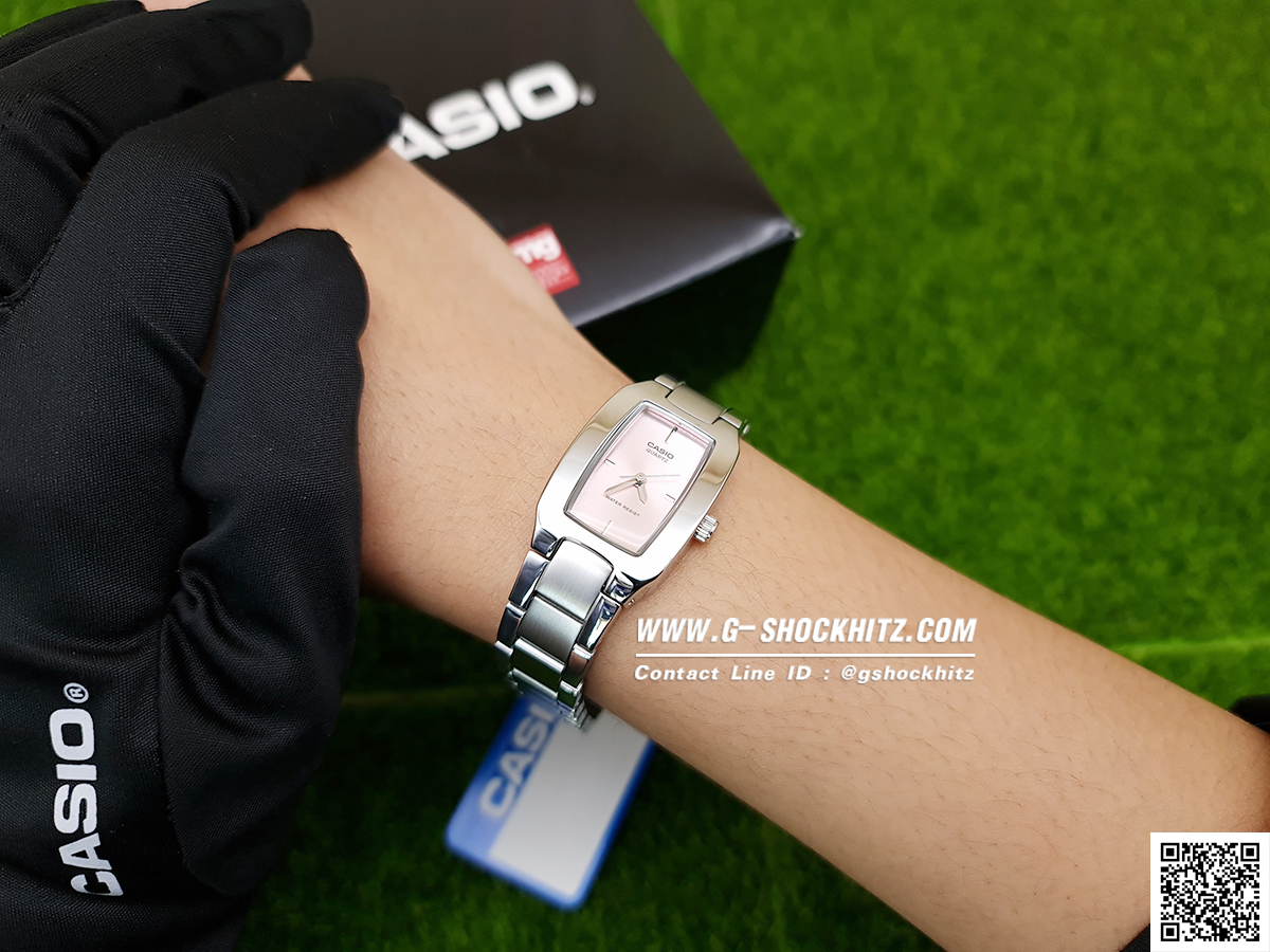 CASIO MID YEAR SALE นาฬิกาคาสิโอ พร้อมส่ง นาฬิกาข้อมือ นาฬิกากันน้ำ นาฬิกาของแท้ BTS ประกันศูนย์ CMG 1 ปี รุ่น LTP-1165A-4C นาฬิกาสีเงิน