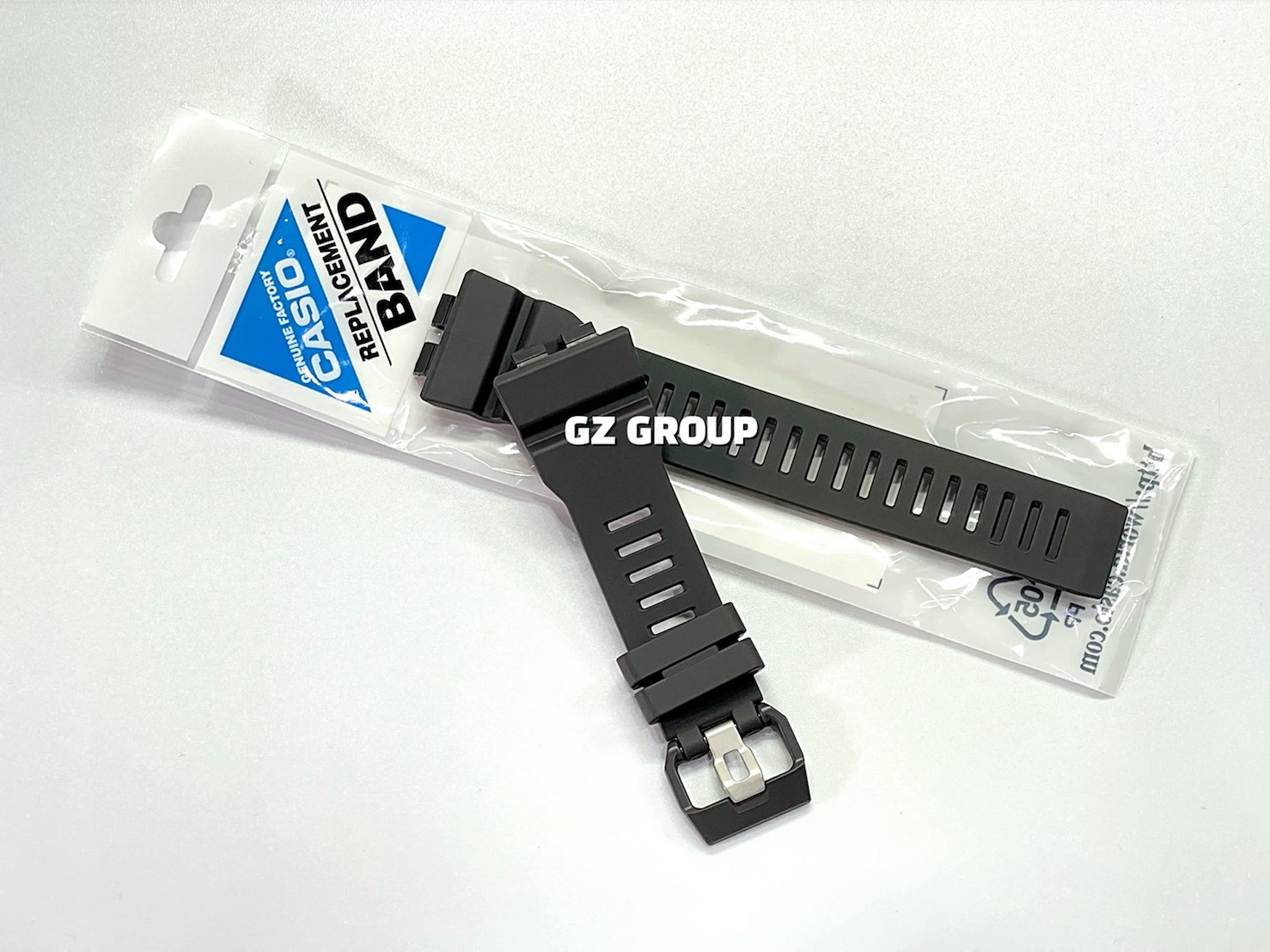 CASIO GENUINE FACTORY CASIO REPLACEMENT อะไหล่นาฬิกา G-SHOCK รุ่น GBA-800-8 กรอบสายสีเทา