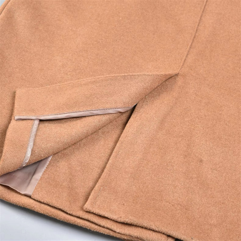 Love tree เสื้อโค้ทกันหนาว เสื้อกันหนาว overcoat โค้ทวูล สีcamel belt coat สีครีมเบจ แบรนด์ RIVER ISLAND Camel