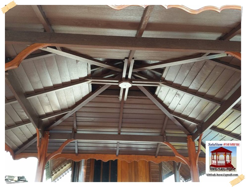 รหัสสินค้า : SL-003 : ศาลาบาหลี เสาเหลี่ยม ขนาด 2 X2 X 3 เมตร