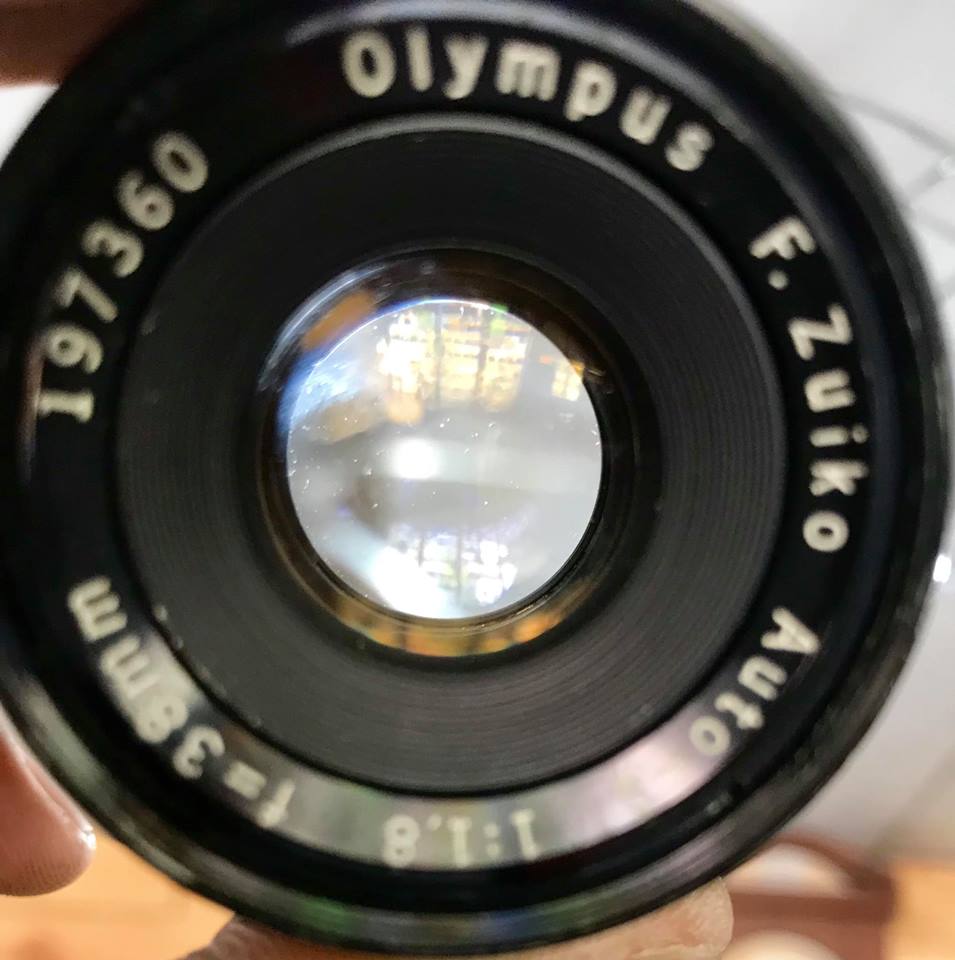 OLYMPUS F.ZUIKO AUTO-S 38MM.F1.8 PEN F MOUNT