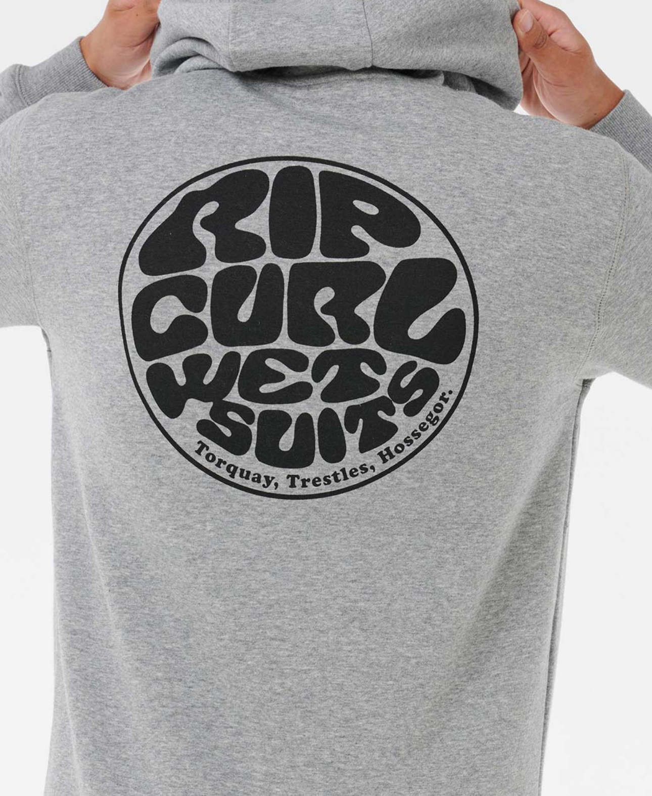 Ripcurl เสื้อฮู้ด ผู้ชาย Rip Curl Medina hoodie แบรนด์ RIPCURL แท้ สวย เท่ห์ มาก คะ Size L/XL/XXL สำเนา เทา