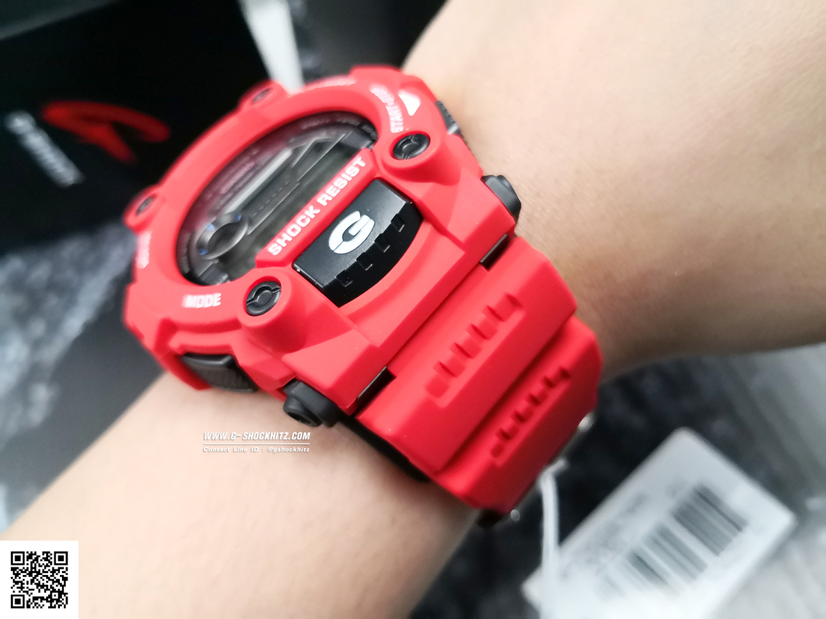 CASIO G-SHOCK นาฬิกาข้อมือ นาฬิกากันน้ำ นาฬิกาของแท้ ประกันศูนย์ CMG 1 ปี รุ่น G-7900A-4D นาฬิกาสีแดง