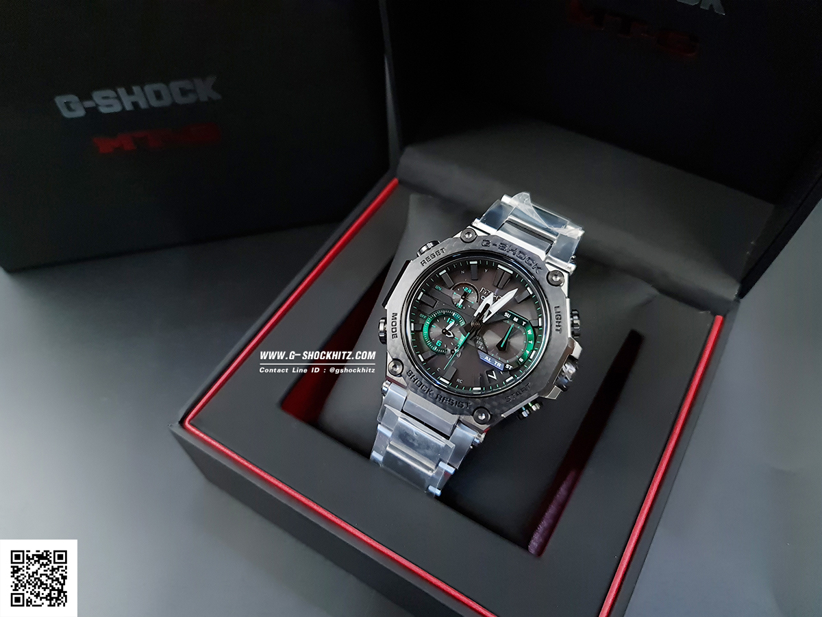 CASIO MID YEAR SALE G-SHOCK นาฬิกาข้อมือ นาฬิกากันน้ำ นาฬิกาของแท้ ประกันศูนย์ CMG 1 ปี รุ่น MTG-B2000XD-1A นาฬิกาสีเงิน