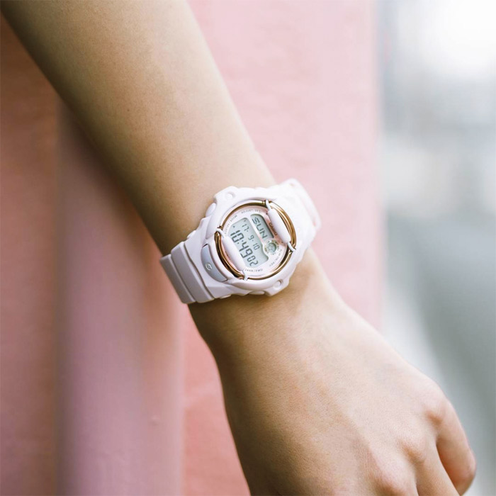 CASIO BABY-G นาฬิกาข้อมือ นาฬิกากันน้ำ นาฬิกาของแท้ ประกันศูนย์ CMG 1 ปี รุ่น BG-169G-4B นาฬิกาสีชมพู