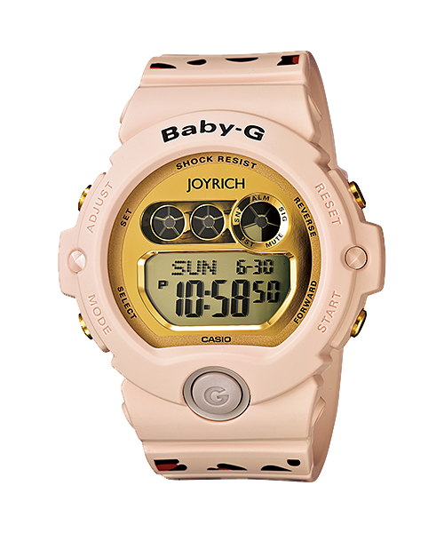 CASIO BABY-G นาฬิกาข้อมือ นาฬิกากันน้ำ นาฬิกาของแท้ ประกันศูนย์ CMG 1 ปี รุ่น BG-6900JR-4C นาฬิกาสีชมพู